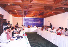 Citizens’ interface with MPs/MLAs at Bhubaneswar, Orissa, April 2007. Seen are participants representing civil society, government of Orissa, media, intellectuals and other eminent people from Orissa along with visiting MPs/MLAs