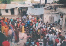 A mass campaign in progress in Phagi District, Rajasthan